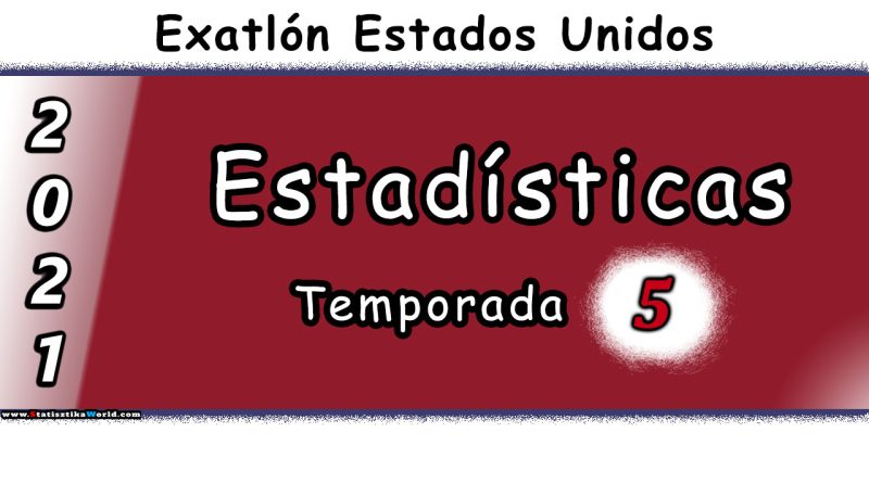 Estadisticas de Exatlon Estados Unidos 5