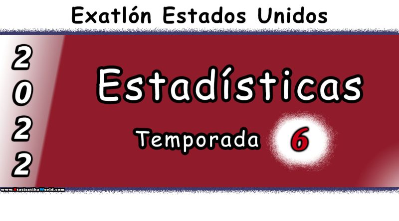 Estadisticas de Exatlon EEUU 6