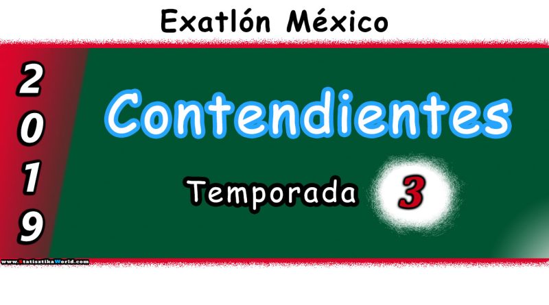 Contendientes Exatlon Mexico 3