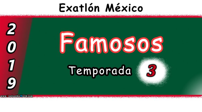 Famosos Exatlon Mexico 3