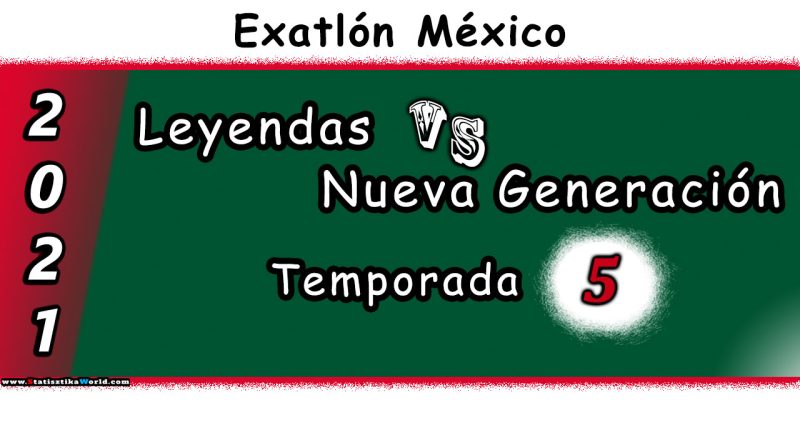 Exatlon Leyendas vs Nueva Generacion 2021